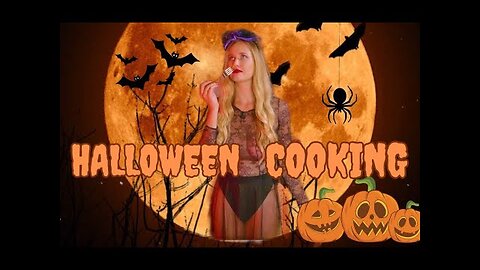 HALLOWEEN COOKING SHOW | BAKED PUMPKIN WITH HERBS FROM WITCH