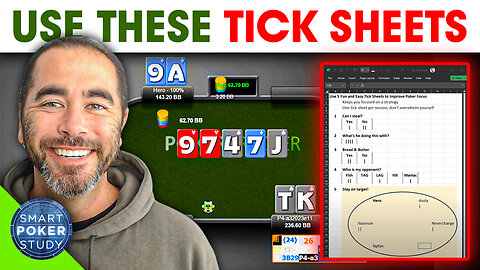 Use These 5 Fun and Easy Tick Sheets to Improve Poker Focus