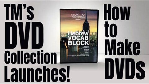 How to do DVD Authoring. Behind the scenes at Teshuvah Ministries to Rebekah's office!