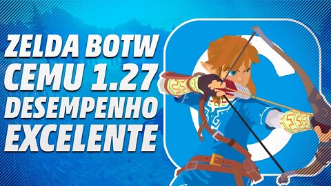 ZELDA BREATH OF THE WILD NO PC, MELHOR IMPOSSÍVEL - CEMU 1.27 + GTX 1650 + i5