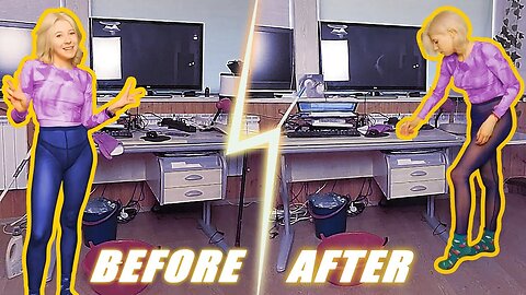 360° VR Revolutionary Desk Transformation: beautiful cleaning routine!