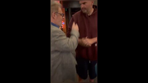 Democrat Senator John Fetterman has one of his thugs toss out a voter for asking him a question!