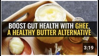 Boost gut health with ghee, a healthy butter alternative