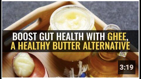 Boost gut health with ghee, a healthy butter alternative