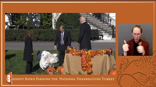 LIVE: President Biden Pardoning the National Thanksgiving Turkey...