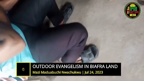 Breaking: Live Outdoor Evangelism In Biafra - Land | Ipob Fearless Evangelist | Jul 24, 2023