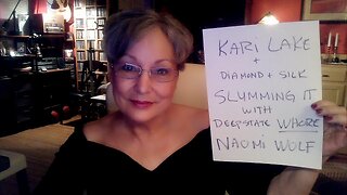 KARI LAKE SLUMMING IT WITH NAOMI WOLF ON THE DIAMOND AND SILK SHOW