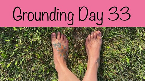 Grounding Day 33 - morning dew