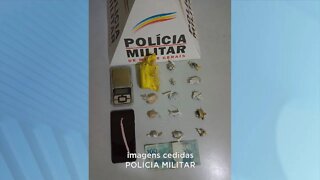 Cidade de Ipatinga: PM encontra drogas em mochila e prende Jovem de 18 anos no Vale do Aço.