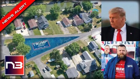 After Man Painted Huge Flag In His Yard, Trump Gave Him The Best Gift Ever