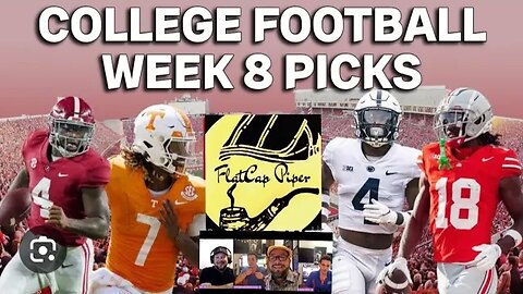 Weeek 8 College Football LIVE CHAT, Predictions, and Upset Alerts!