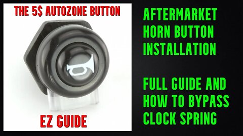 car horn button install, aftermarket horn button installation