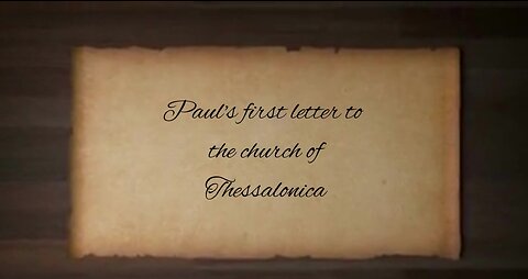 First letter of Paul to the church of Thessalonica