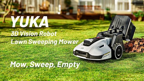 YUKA 3D Vision Robot Lawn Sweeping Mower