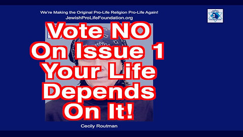 Warning to Ohio Vote NO on Issue 1