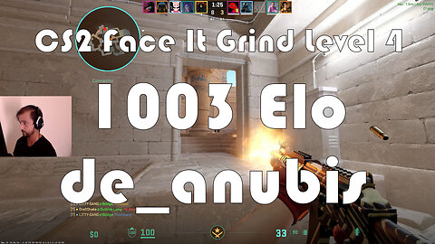 CS2 Face-It Grind - Face-It Level 4 - 1003 Elo - de_anubis