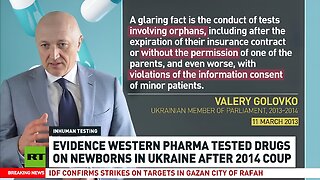 Big Pharma Testing On Orphans In Ukraine