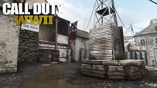 Call of Duty WW2 Multiplayer Map Sainte Marie du Mont Gameplay