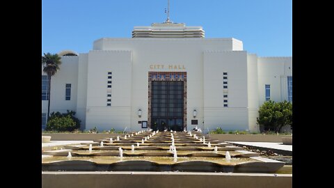 Santa Monica City Hall private study session on vaccination passports.