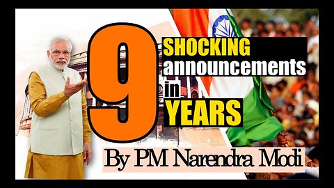 PM Narendra Modi's 9 Announcements in 9 Years that Shook the Nation