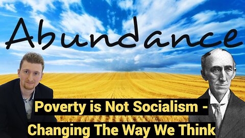 Poverty is not socialism - Changing the way we think