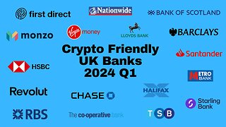 Crypto Friendly UK Banks 2024 Q1