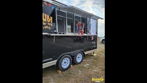2021 - 8' x 14' Kitchen Food Trailer | Food Concession Trailer with Pro-Fire for Sale in Texas
