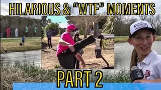 HILARIOUS AND "WTF" MOMENTS IN DISC GOLF COVERAGE - PART 2