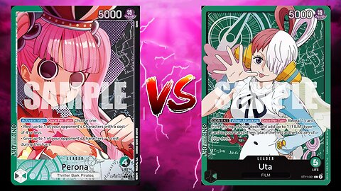 One Piece TCG Perona VS Uta!!