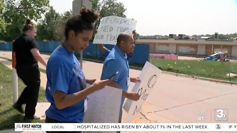 Saint Francis Ministries employees picket their employer, say they're overworked