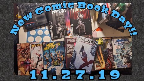 New Comic Book Day!! 11.27.19