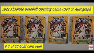 🔥 2022 Absolute Baseball 🔥 #/10 Gold Opening Game Used Auto Babe Ruth Mickey Mantle MLB #mlb review