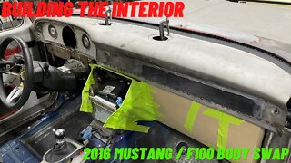 Building the F100 Mustang Body Swap Custom Dash