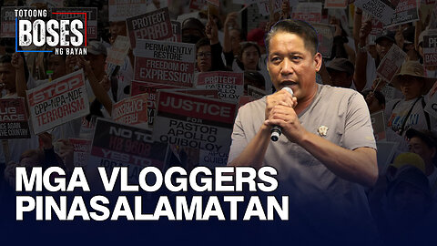 FULL SPEECH | Political vlogger na si Dhan Chan, pinasalamatan ang lahat ng mga vlogger