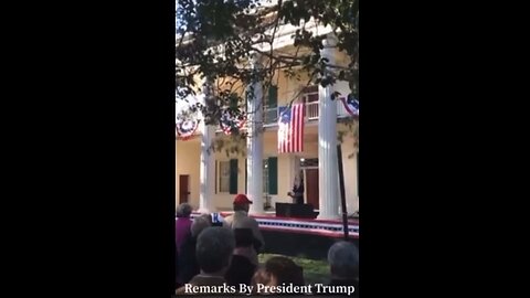 Classic - Trump Delivers Remarks at Andrew Jackson’s Hermitage!