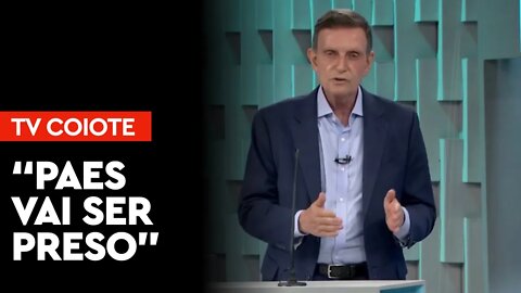 Crivella disse em debate que Eduardo Paes que seria preso