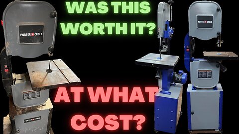 Porter Cable 14" band saw restoration, was it worth it?