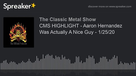 CMS HIGHLIGHT - Aaron Hernandez Was Actually A Nice Guy - 1/25/20