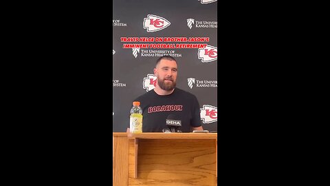 "Travis Kelce Gets Emotional Discussing Brother Jason's Retirement in interview.
