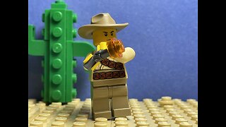 Lego cowboy adventure stop motion