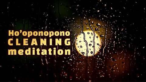 Ho'oponopono prayer of Hawaiian Morrnah Nalamaku Simeona Repeated - Binaural Beats & Rain Meditation