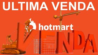 Ultima venda na hotmart