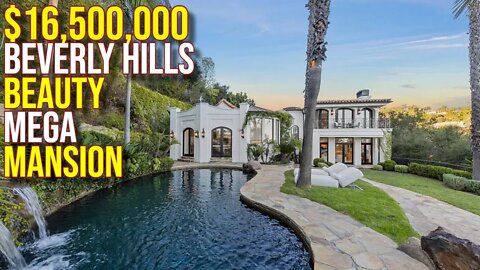 Exploring $16,500,000 Beverly Hills Mega Mansion