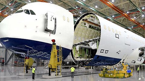 Inside the Massive Airbus A380 Production Line Factory