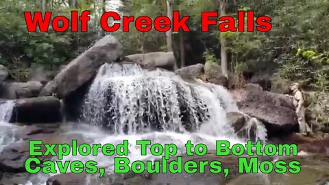 Calming Spring Waterfall Hike - Wolf Creek falls - Near Saint Clair PA