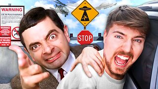 MrBeast & MrBean spent 24 Hours at Area 51