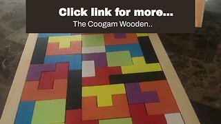 Click link for more information Coogam Wooden Blocks Puzzle Brain Teasers Toy Tangram Jigsaw In...