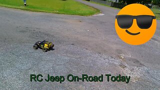 RC Jeep On-Road Going Crazy