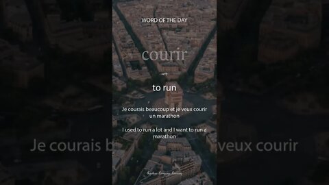 French - Word of the Day - Courir #SHORTS
