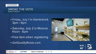 Quality Roots hosting Smoke the Vote event